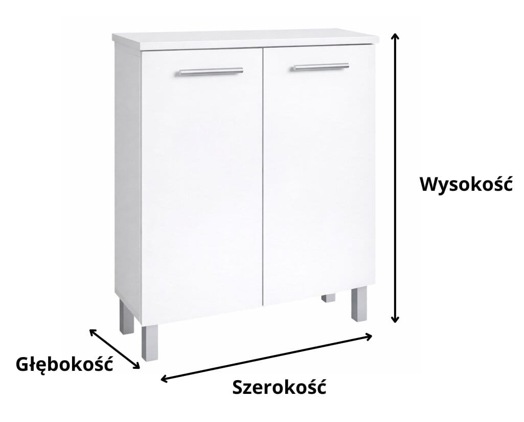 wymiary szafki łazienkowej stojące