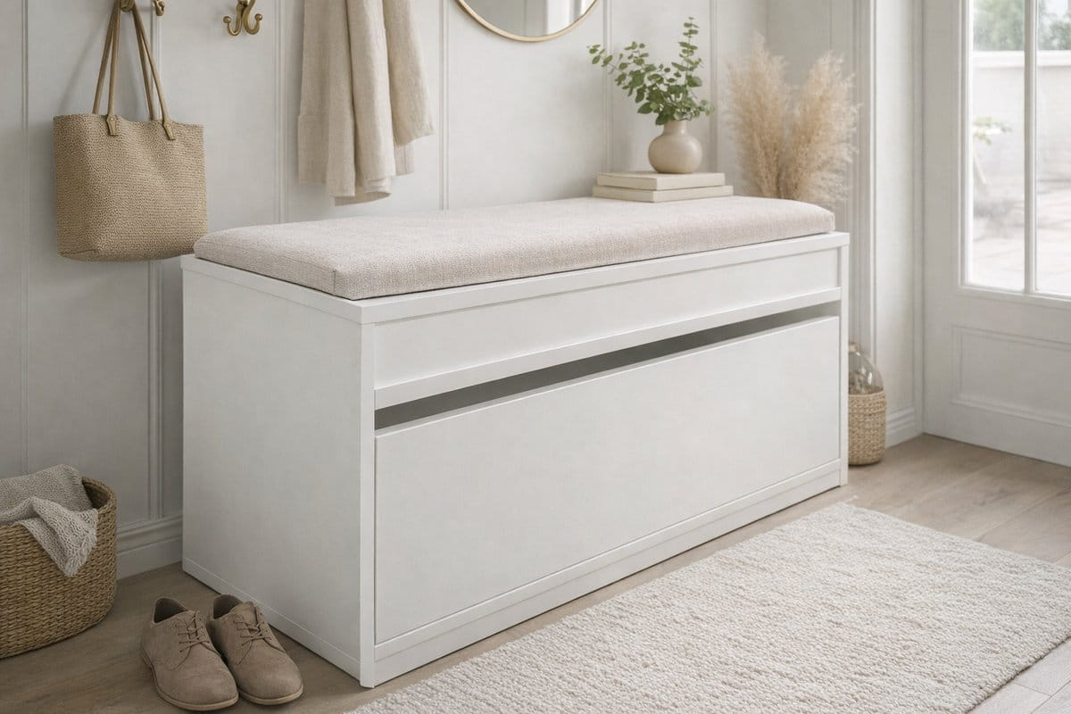 Szafka na buty FSNB22 z siedziskiem i schowkiem - obrazek 9