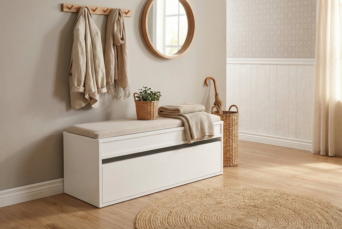 Szafka na buty FSNB22 z siedziskiem i schowkiem - obrazek 10