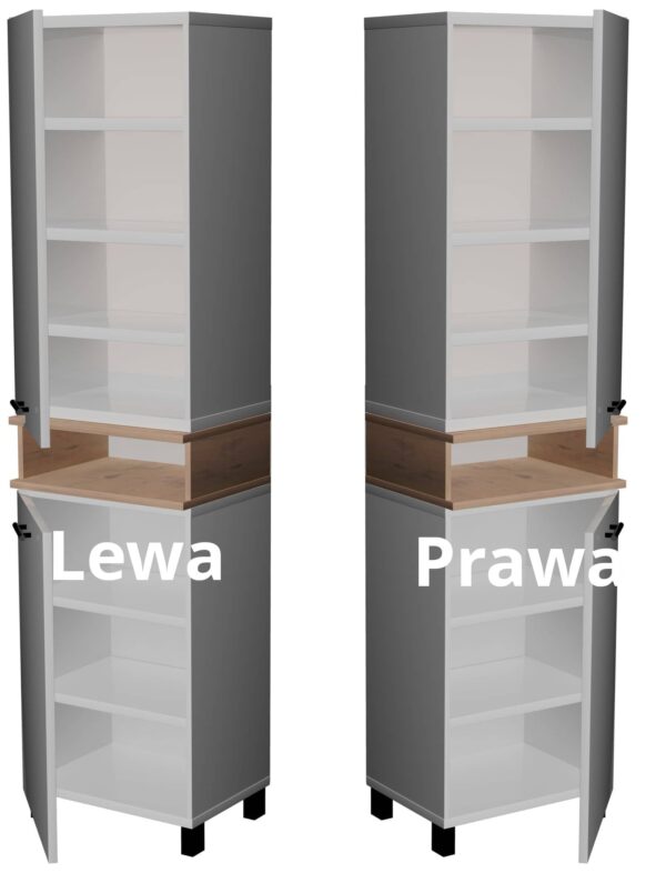 Słupek Łazienkowy MODULO 2 - 180 cm wysokości (wąski) - obrazek 4